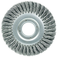 TWO SECTION STANDARD TWIST KNOT WIRE WHEELS