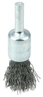 1/2&quot; CRIMPED WIRE END BRUSH .020 STEEL FILL
