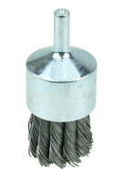 1 1/8&quot; KNOT WIRE END BRUSH .014 STEEL FILL