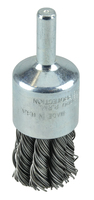 1 1/8&quot; KNOT WIRE END BRUSH .020 STEEL FILL