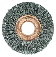 1 1/2&quot; SMALL DIAMETER CRIMPED WIRE WHEEL .0118 STEEL FILL 3/8&quot; ARBOR HOLE