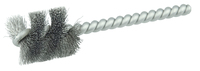 7/8 X 1 LONG ROUND POWER TUBE BRUSH .006 STAINLESS FILL