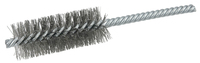 1 X 2 1/2 LONG DOUBLE STEM DOUBLE SPIRAL POWER TUBE BRUSH .0104 STAINLESS FILL