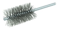 1 1/2 X 2 1/2 LONG DOUBLE STEM DOUBLE SPIRAL POWER TUBE BRUSH .014 STAINLESS FILL