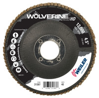 4 1/2&quot; X 7/8&quot; VORTEC PRO HD T27 FLAT PHENOLIC BACKING FLAP DISC 40Z GRIT
