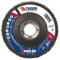 4 1/2&quot; X 7/8&quot; SABERTOOTH HIGH DENSITY T27 FLAP DISC 60X GRIT