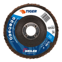 4&quot; X 5/8&quot; TIGER PREMIUM T29 FLAP DISC 36Z GRIT