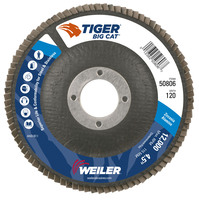4 1/2&quot; X 7/8&quot; BIG CAT HIGH DENSITY T27 FLAP DISC 120Z GRIT