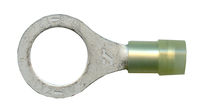 12-10 AWG 1/2 STUD YELLOW NYLON INSULATED RING TERMINAL