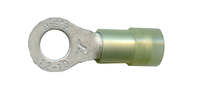 12-10 AWG 1/4 STUD YELLOW NYLON INSULATED RING TERMINAL