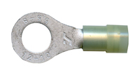 12-10 AWG 5/16 STUD YELLOW NYLON INSULATED RING TERMINAL