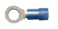 16-14 AWG #10 STUD BLUE NYLON INSULATED RING TERMINAL