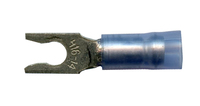 16-14 AWG #6 STUD BLUE NYLON INSULATED SPRING SPADE