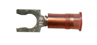 22-18 AWG #10 STUD RED NYLON INSULATED SPRING SPADE