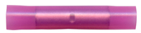 22-16 AWG RED NYLON INSULATED BUTTED SEAM BUTT CONNECTOR