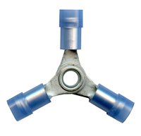 16-14 AWG BLUE THREE-WAY BUTT CONNECTOR