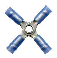 16-14 AWG BLUE FOUR-WAY BUTT CONNECTOR