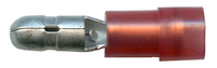 22-18 AWG .157 PLUG RED NYLON INSULATED BULLET CONNECTOR
